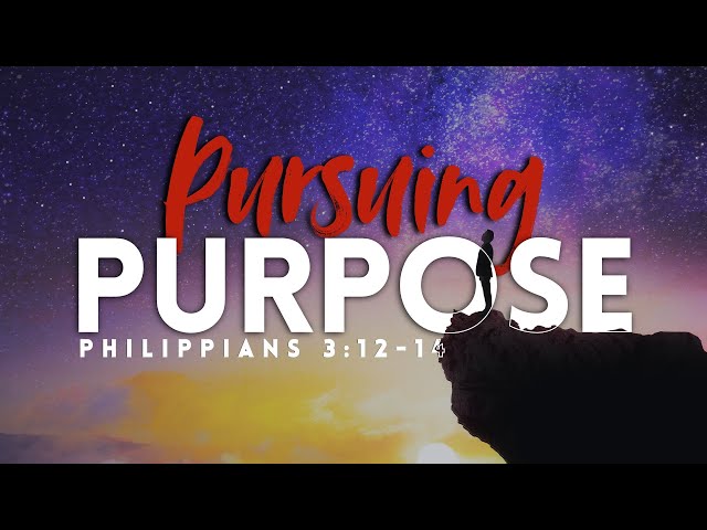 Pursuing Purpose  | Wednesday PM Service | 22 Jan 2025 | Pr Jacob Winterstein