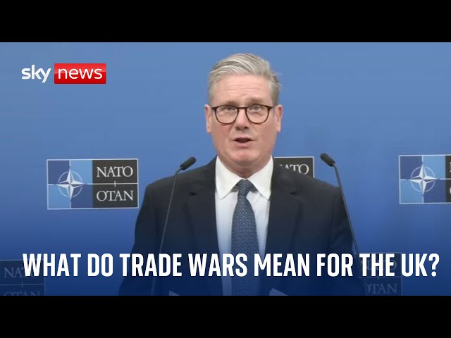 Starmer in Brussels as trade war looms