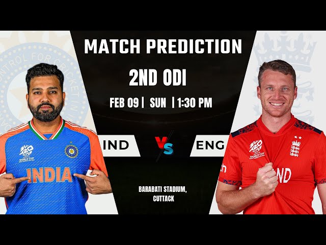 IND vs ENG 2nd ODI Prediction | IND vs ENG Dream11 Team | Playing 11, Pitch Report