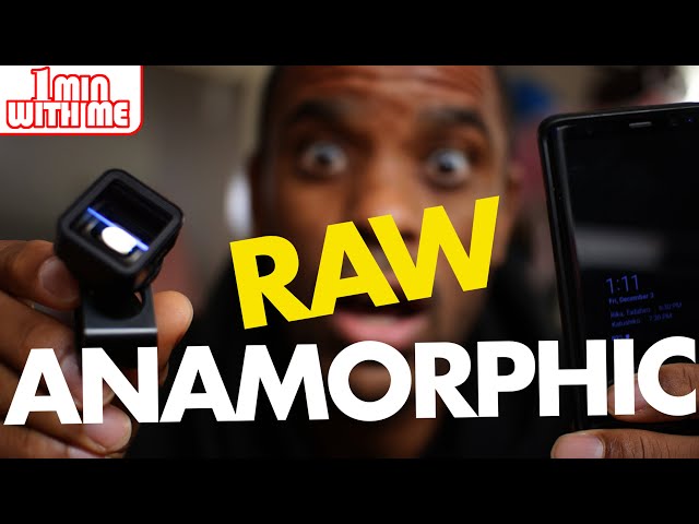 How To Record Raw Anamorphic Video On A Mobile Phone | Motion Cam App | RAW DNG Video