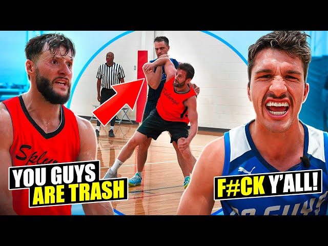 Trash Talker Tries to FIGHT in HEATED Men’s League Game!