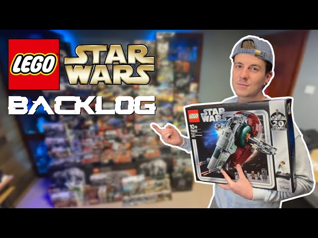 My ENTIRE LEGO Star Wars Backlog/Sealed Sets Collection!