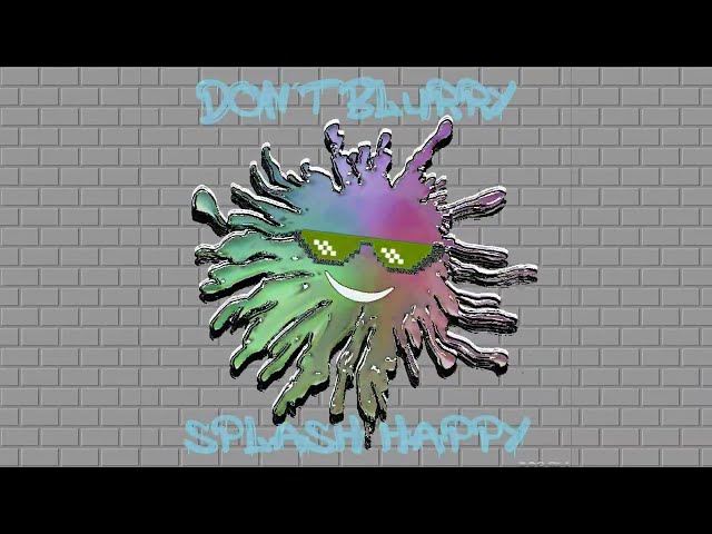 DON'T BLURRY, SPLASH HAPPY! | Parody song on freestyle street art #animation #art #funnyvideo #loop