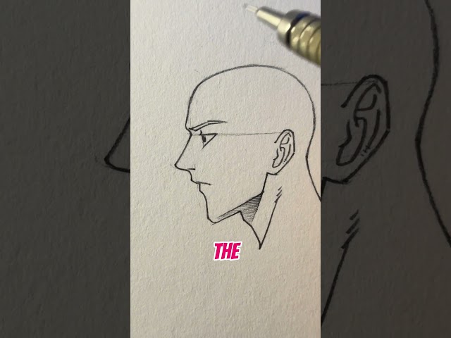 How to draw perfect eye from side profile || Jmarron