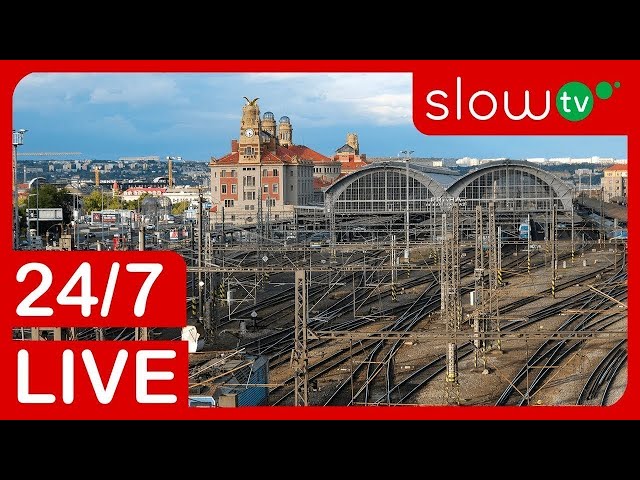 🔴 4K LIVE: Trainspotting on Prague Main Station | 24/7 LIVE