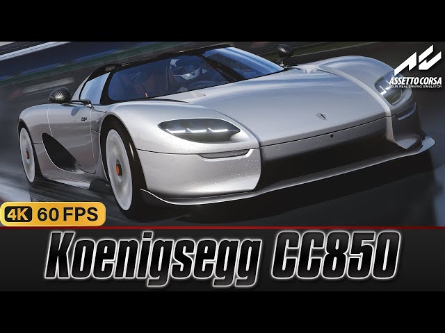 Most Beautiful Car In The World | Koenigsegg CC850 | Test Drive | Assetto Corsa | 4K60FPS