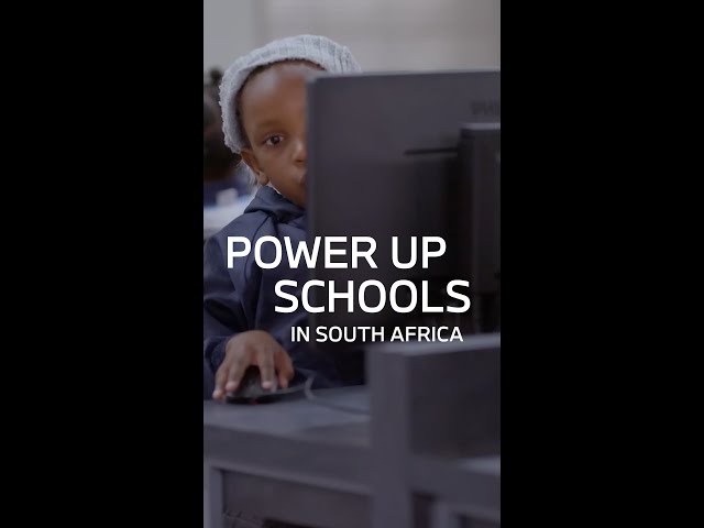 Power up schools in South Africa 💡 I #shorts