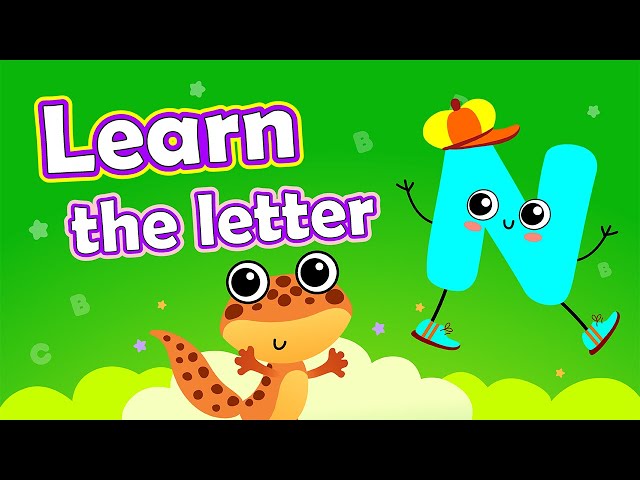 Learn the letter "N" with Bini Bambini