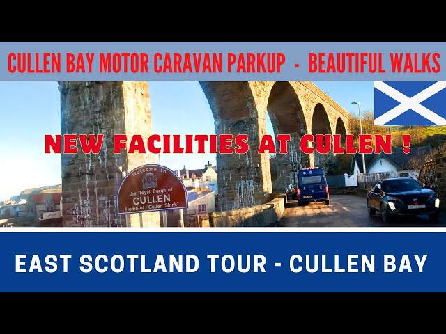 East SCOTLAND Tour to Cullen | New Motor Caravan Park-up | Beautiful Walks | Vlog 611