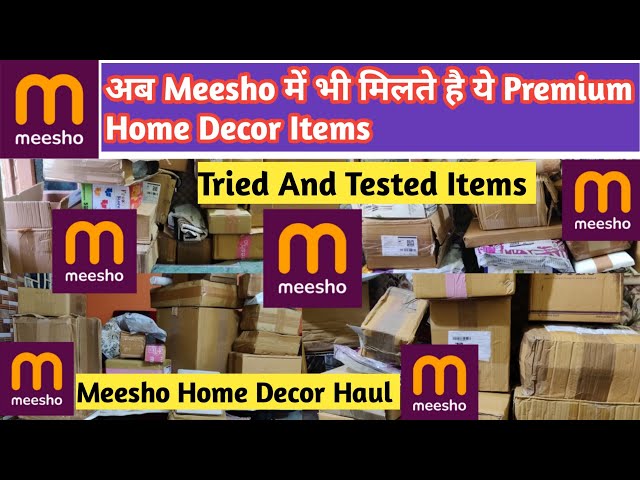 अब Meesho में भी मिलते है ये PremiumHome Decor Items| Tried And Tested Items |Meesho Home Decor Haul