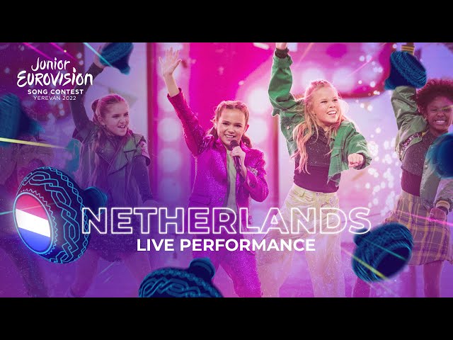 Luna - La Festa - LIVE - Netherlands 🇳🇱- Junior Eurovision 2022