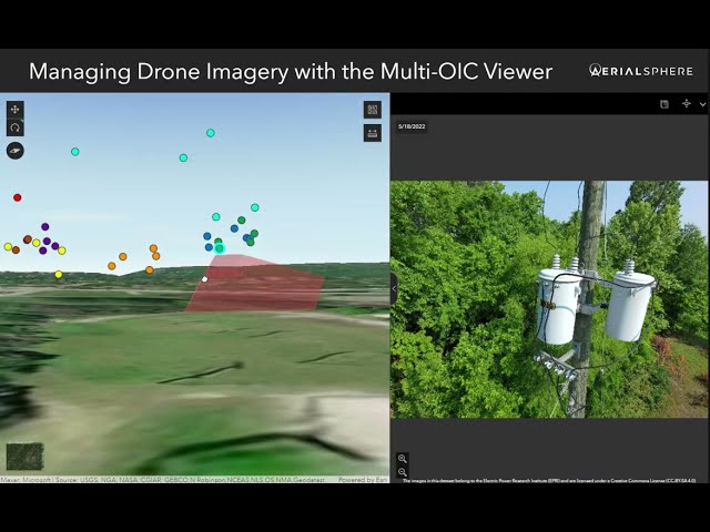 Managing Drone Imagery with the Multi-Oriented Imagery Catalog Viewer