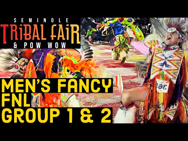 Men's Fancy | Seminole Tribal Fair Powwow 2025 | FNL Group 1 & 2