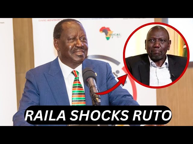 I will take Ruto home in 2027 if i lose AU seat! Raila Odinga speech today shocks kenyans