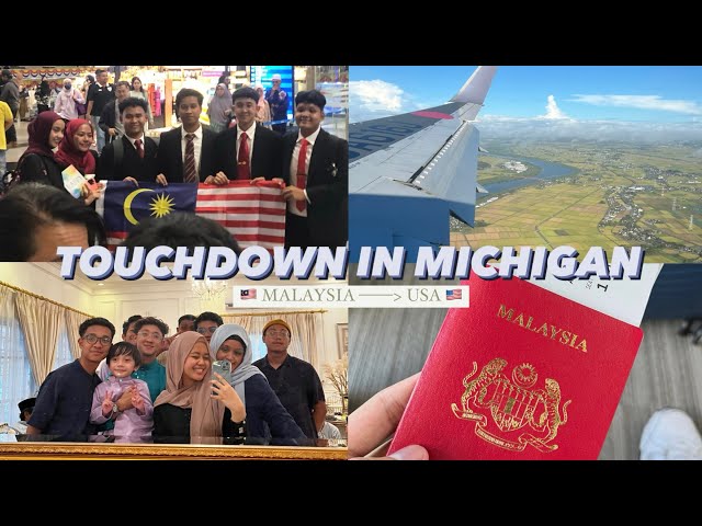 CHAPTER 1 : Touchdown in USA!!! 🇲🇾🇺🇸 | Malaysian study abroad 🤯