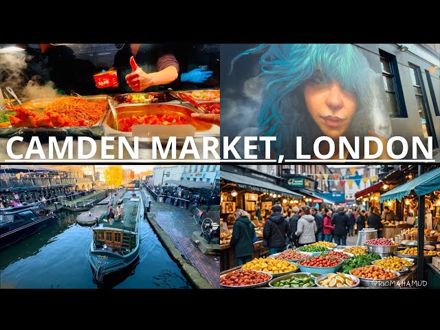 Camden Market: The Coolest Place To Shop & Eat In London (Travel Vlog)