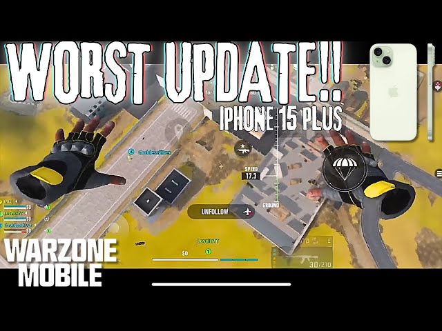 WORST Update 3.4 Gameplay in iPhone 15 Plus | Warzone Mobile Season 3 DEGRADE!!😶