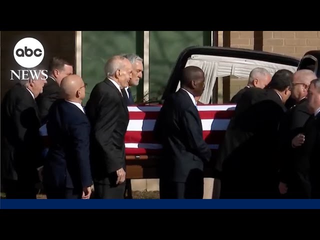 Former President Jimmy Carter's casket is transferred to Atlanta