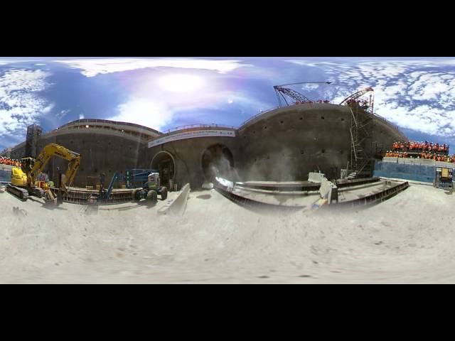 360 View – End of Tunnelling –  Sydney Metro Northwest