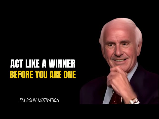 |"ACT LIKE A WINNER BEFORE YOU ARE ONE"||JIM RFOHN||BEST MOTIVATION SPEECH