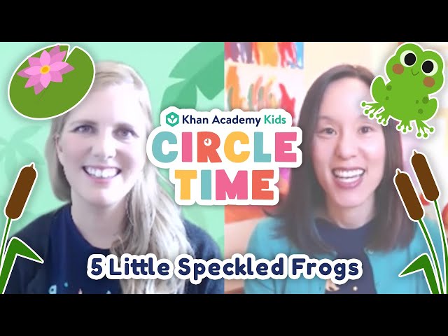 5 Little Speckled Frogs | Tree Frog Facts  | Let's Exercise! | Circle Time with Khan Academy Kids