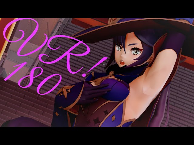 【MMD 180 VR】 SOMI - What You Waiting For 【Genshin impact Mona】