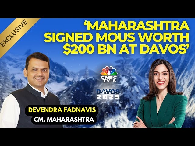 World Economic Forum LIVE | Devendra Fadnavis, CM, Maharashtra | Davos 2025 | N18G | CNBC TV18