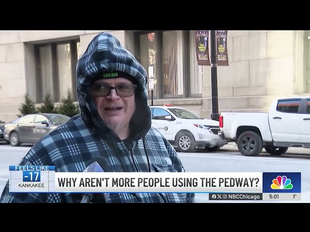 INSIDE LOOK at Chicago Pedway as temps drop DANGEROUSLY LOW