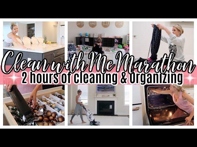 *NEW* CLEAN WITH ME MARATHON // 2 HOURS OF CLEANING MOTIVATION // TIFFANI BEASTON HOMEMAKING