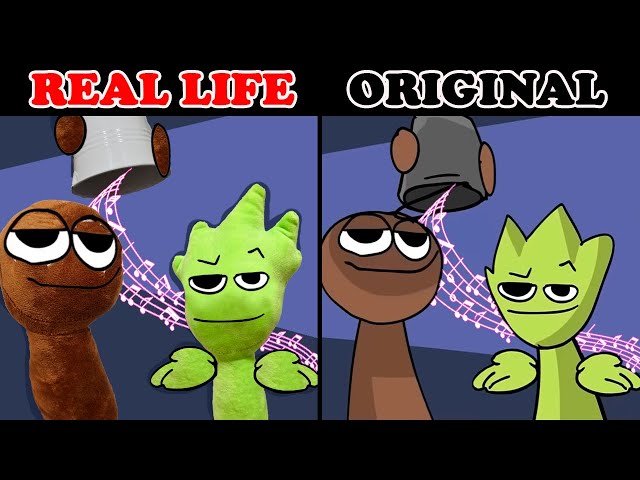 APT Best of INCREDIBOX SPRUNKI | ORIGINAL vs Plush Toy REAL LIFE