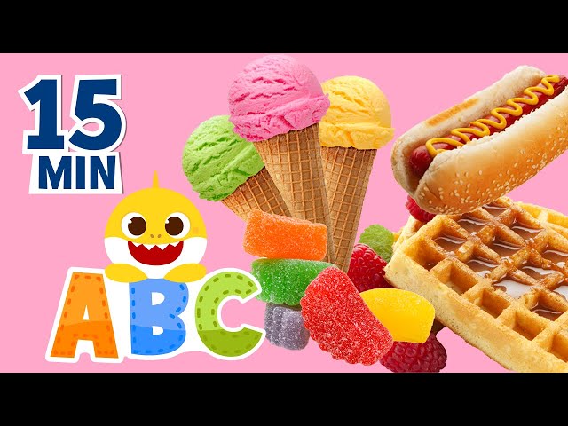 🎓 Learn ABC with Baby Shark 🌭️🍦 | +Compilation | ABC Songs for Kids | Baby Shark ABC for Children