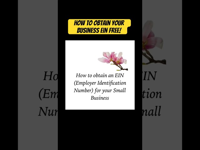 How to obtain your business EIN Online FREE! #businessowner #smallbusinessowner