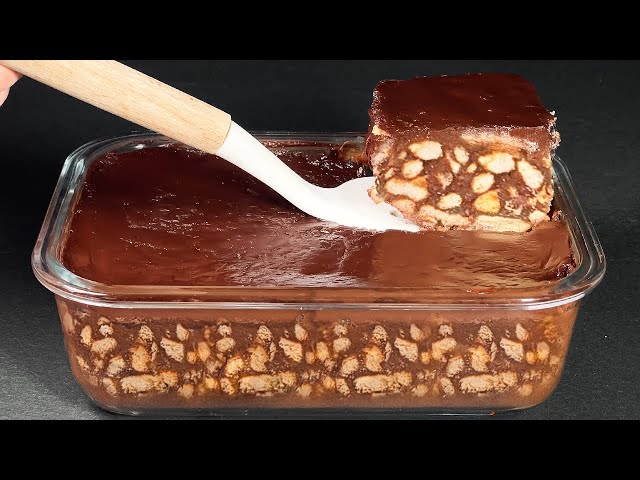 FAMOUS chocolate dessert that drives guests crazy! No oven or baking!