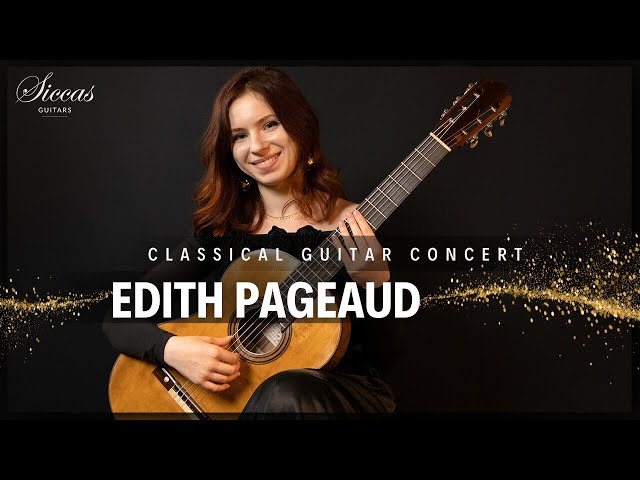 EDITH PAGEAUD - Classical Guitar Concert | Rachmaninov, Piazzolla, Tansman, Biber, Presti