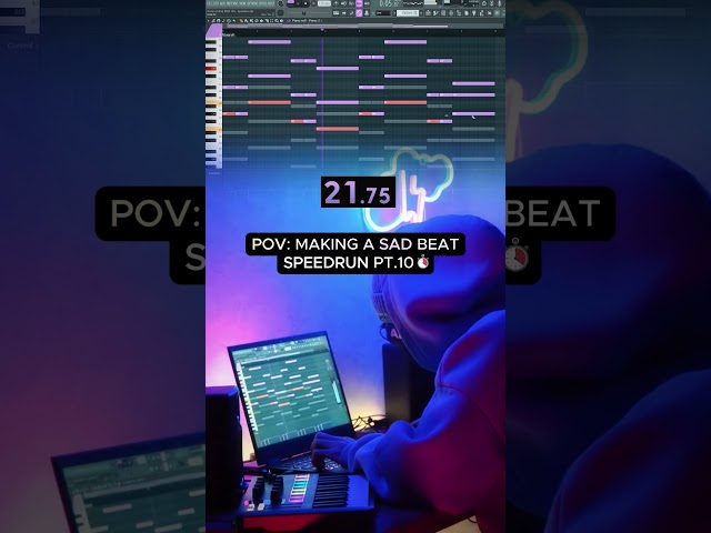 ☔ Sad Beat in 49.44 Seconds | Speedrun pt.10⏱️ #beatcookup