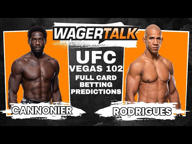 UFC Vegas 102 Full Card Predictions and Best Bets | Jared Cannonier vs Gregory Rodrigues and More!