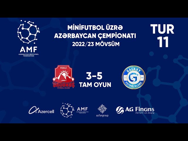 Ərgünəş Füzuli 3-5 Qalaksi Şuşa 11-ci tur Minifutbol üzrə Azərbaycan çempionatı 2022/23