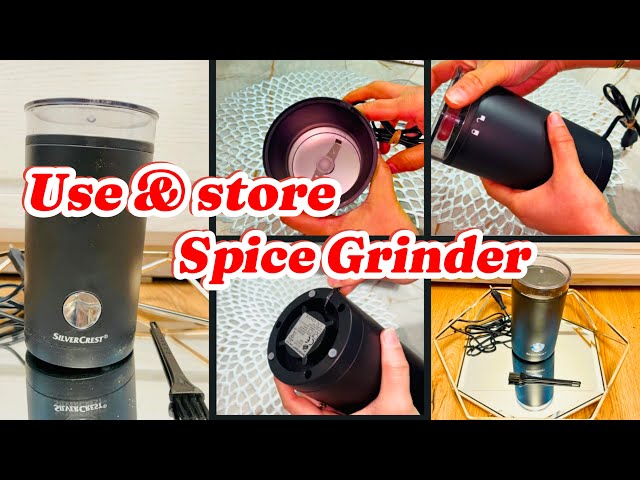 Spice/coffee grinder review/how to use and store grinder(detail video) @Mominahussain1