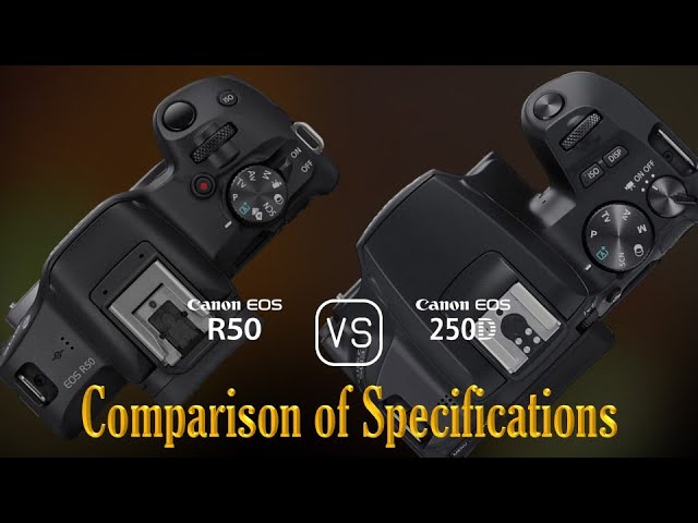 Canon EOS R50 vs. Canon EOS 250D: A Comparison of Specifications