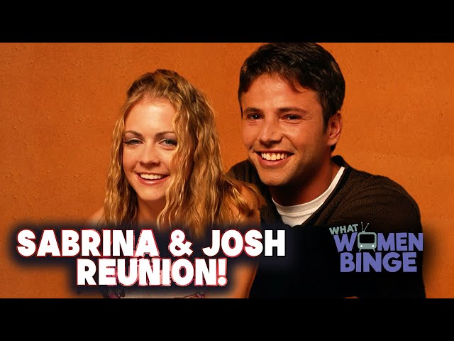 Magical Reunion: Sabrina and Josh Reunite from 'Sabrina the Teenage Witch' with David Lascher