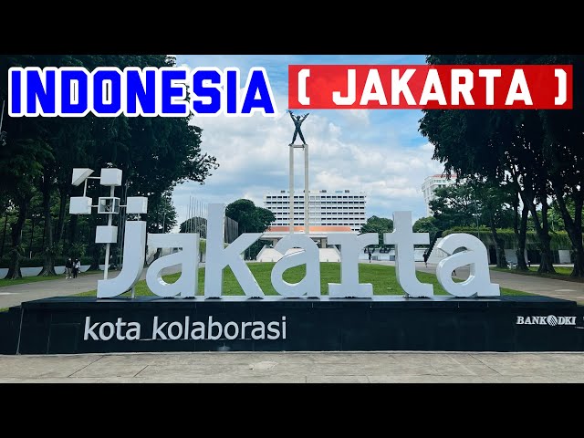 [4K] walk through Central Jakarta in 2023 ,  KOTA KOLABORASI - INDONESIA || Stroll In 4K