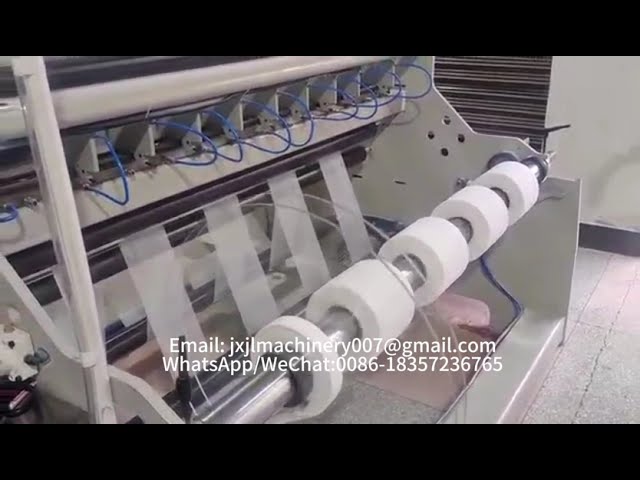 Medical Gauze Bandage Roll Slitting Rewinding Machine