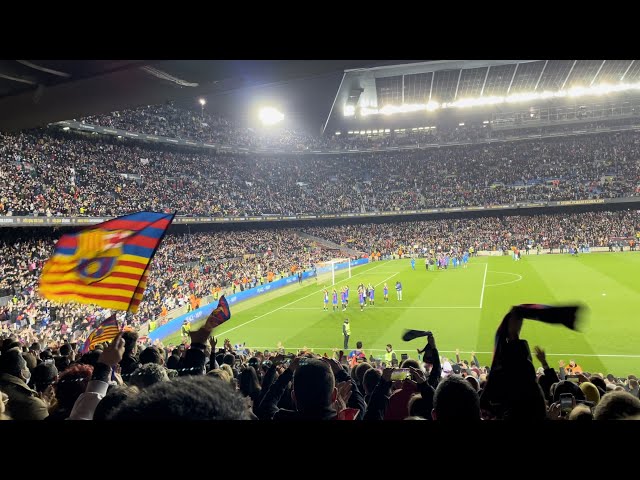 90.000 FANS cheer WOMEN’s BARÇA PLAYERS