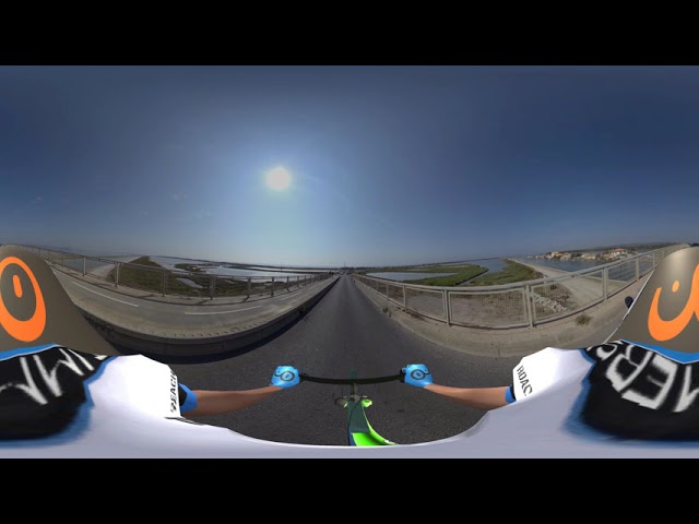 [360° 4K] Fit Immersion Track #1 : Between vineyards and ponds