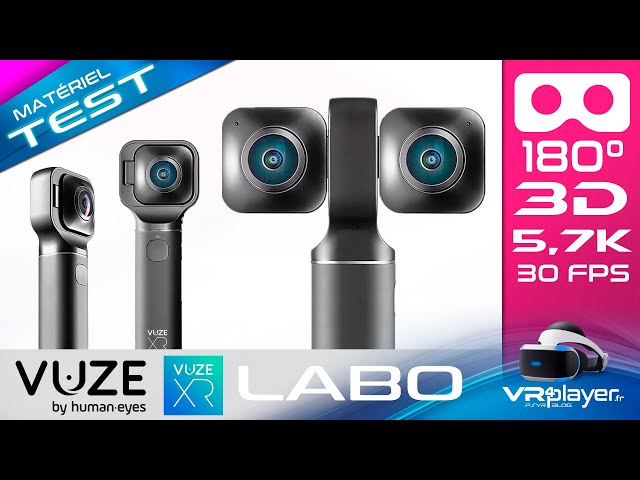 VIDEO 180° VR - VUZE XR TEST LABO 180° 3D