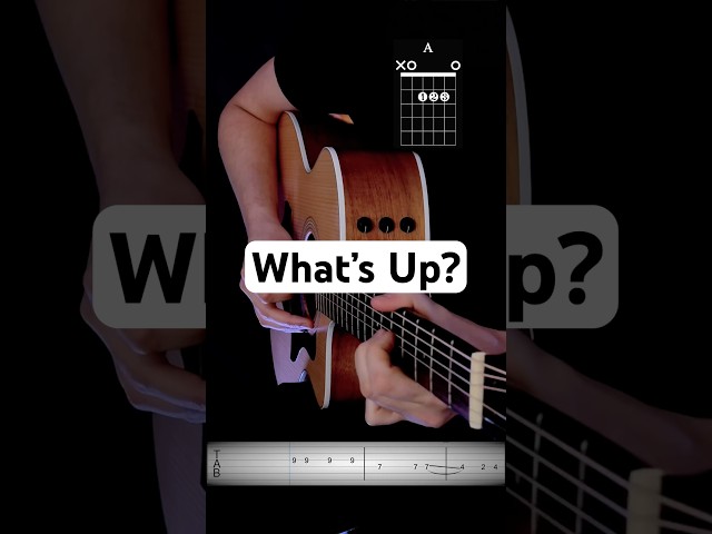 What’s Up? - 4 Non Blondes | Guitar tutorial #guitar #shorttutorial #whatsup #guitarra