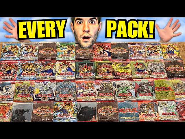 Opening EVERY Pack Of Yugioh Cards EVER MADE! (2002-2024)