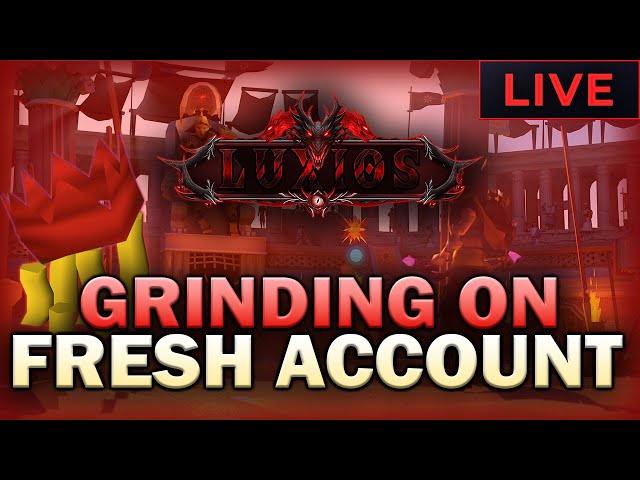 🔴 LIVE : Starting a fresh account! 200+ Players online *REF ::NOOBOWNS [Luxios RSPS] 🔴