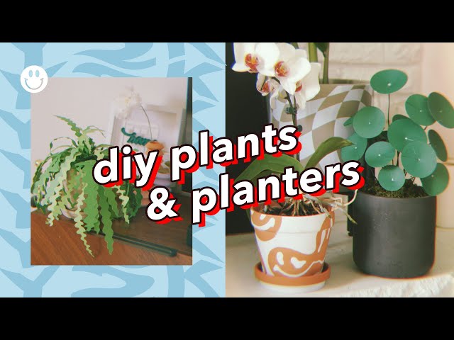 DIY Planters & Faux Plants with Cricut *VERY Y2K*