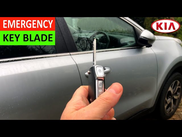 Kia Sportage Emergency Key - How to use the key in the Kia Sportage Drivers Door